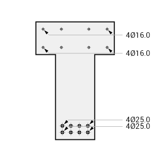 TOOL 0037 online reinforced concrete section check under flexural shear and torsion forces, Eurocode 2, ACI, AASHTO